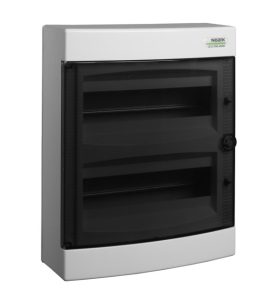 Cofret din plastic PT, U?? transparenta IP40 3 RND 3X18 mod , PNS 3X18T , cod 106196, Noark