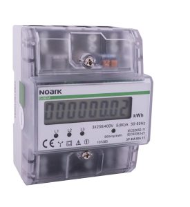 Contor trifazat 1-Tarif. LCD, EX9EM 3P 4M 80A 1T , cod 107285, Noark