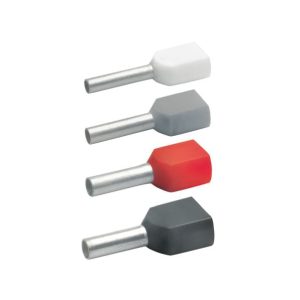 Tub de capat izolat/ pin 2x0.5mmp, cod 869/8,  Klauke