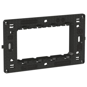Suport fixare, 4Module, negru,cod produs LMR7064003,SCHNEIDER