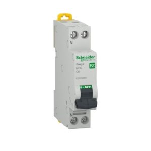 EZ9P32606 EASY9 INTRERUPTOR AUT. 1P+N 4500 C 6A|(INCL. T.V.=0.15 RON f.TVA)