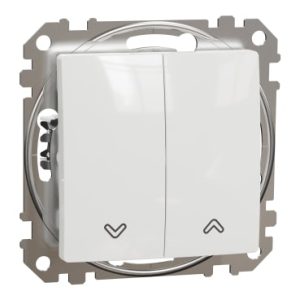 Sedna Design, Intrerupator pentru jaluzele blocare electrica, alb