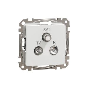 Sedna Design, Priza TV-R-SAT intermediara 10dB, alb