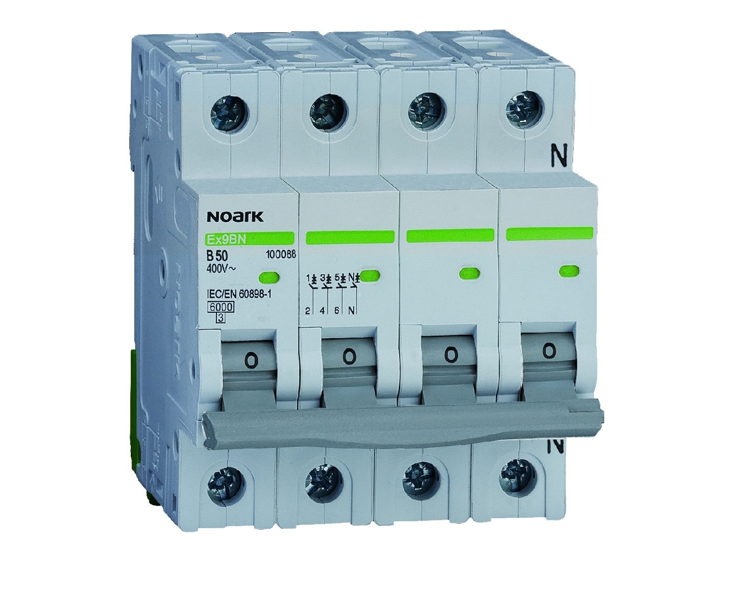 Disjunctor EX9BN 3PN C25 6 KA curba C 25 A