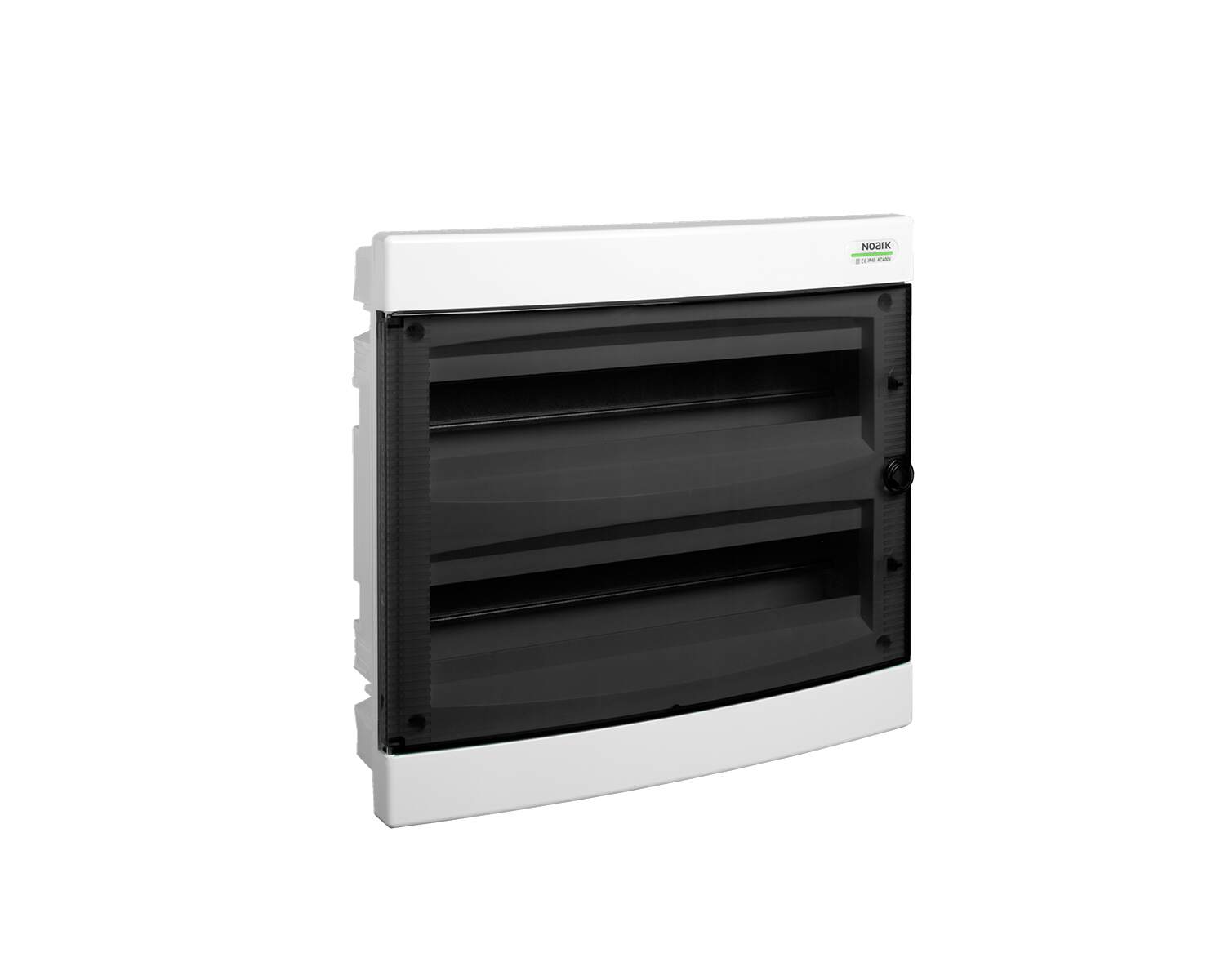 Cofret incastrat cu usa transparenta PNF 2X18T IP40 2 RND 2X18 MOD