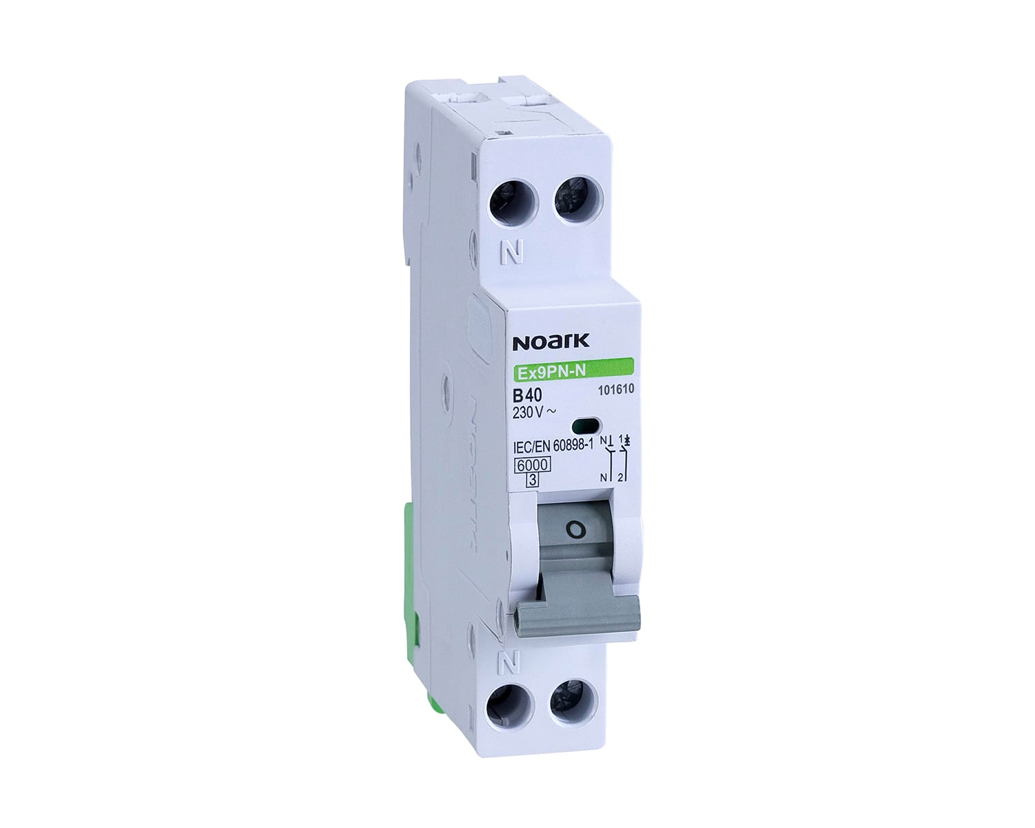 Disjunctor EX9PN-S 1PN C2 1 modul 4.5 KA curba C 2 A