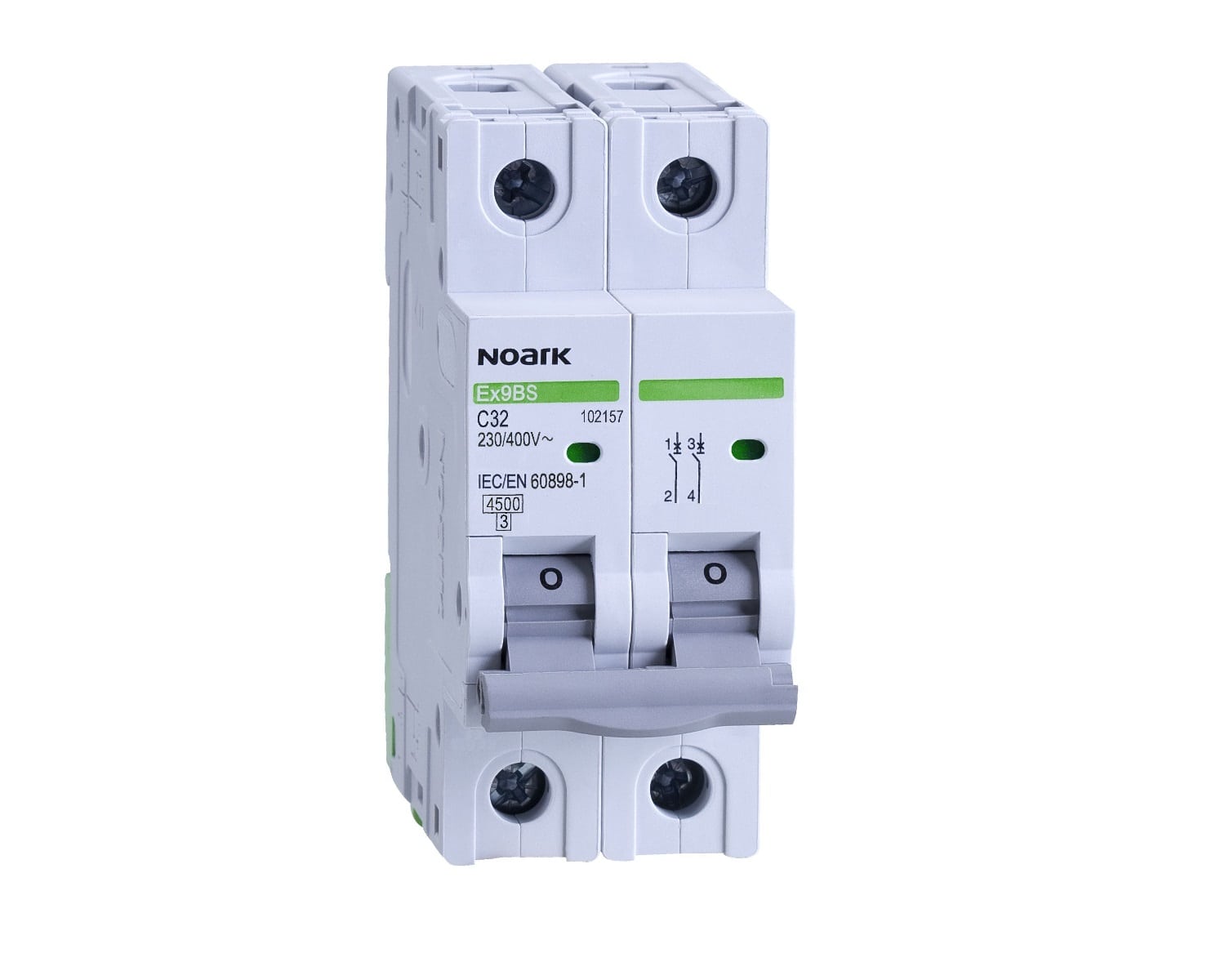 Disjunctor EX9BS 2P C6  4.5 KA curba C 6 A.