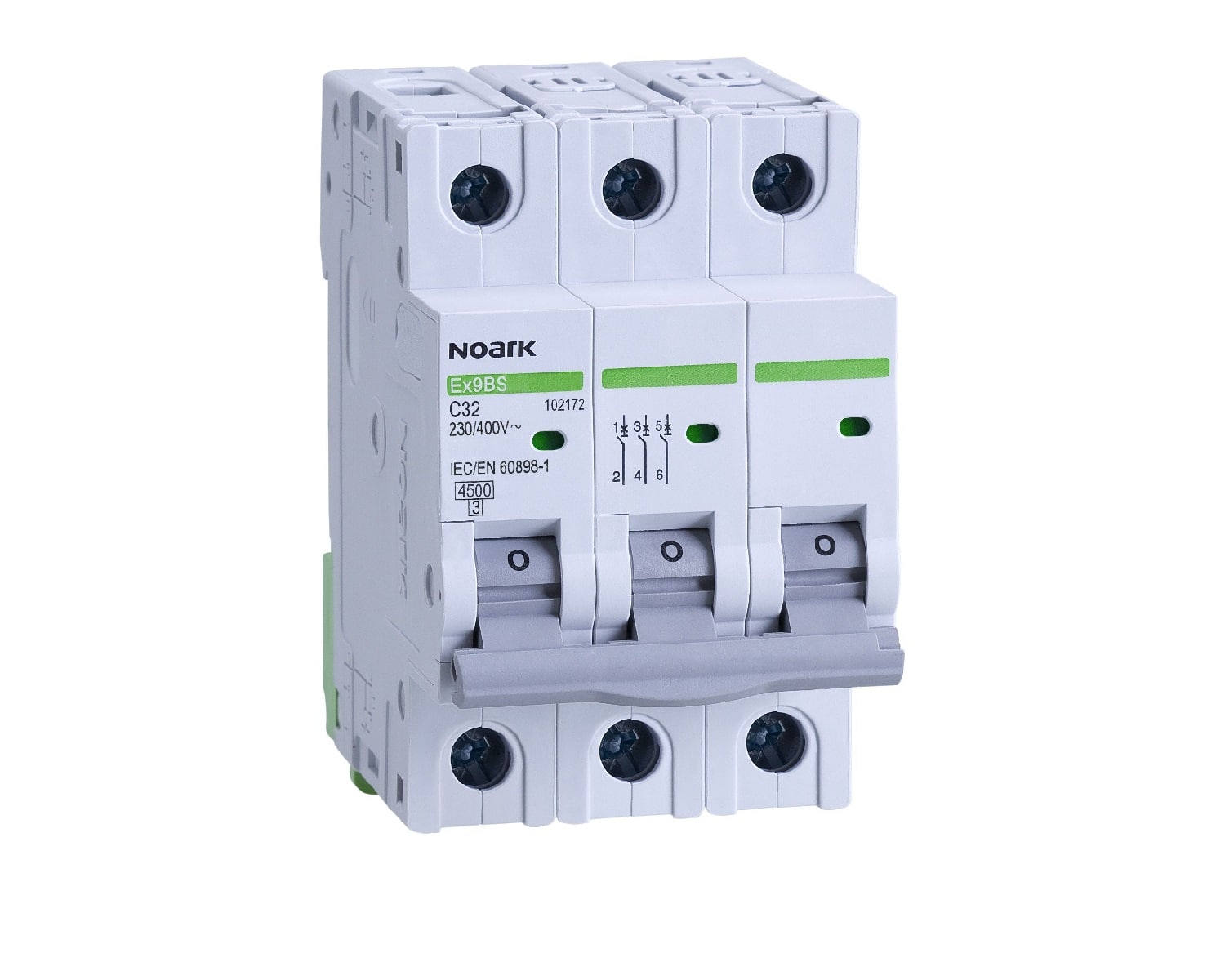 Disjunctor EX9BS 3PN C63  4.5 KA curba C 63 A